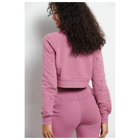 Bodytalk Γυναικεία μακρυμάνικη μπλούζα crop